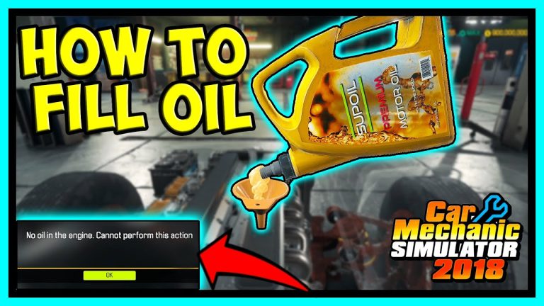 How to Put Oil in Engine Car Mechanic Simulator 2021